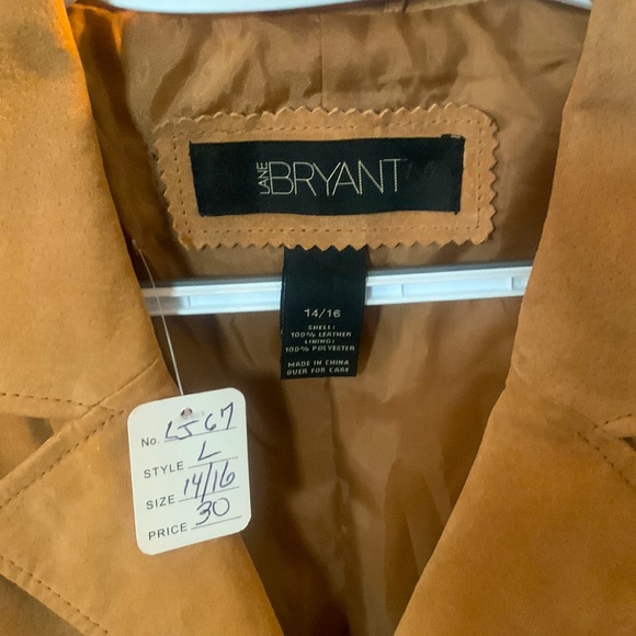 Lane Bryant suede leather jacket - Picture 3 of 3